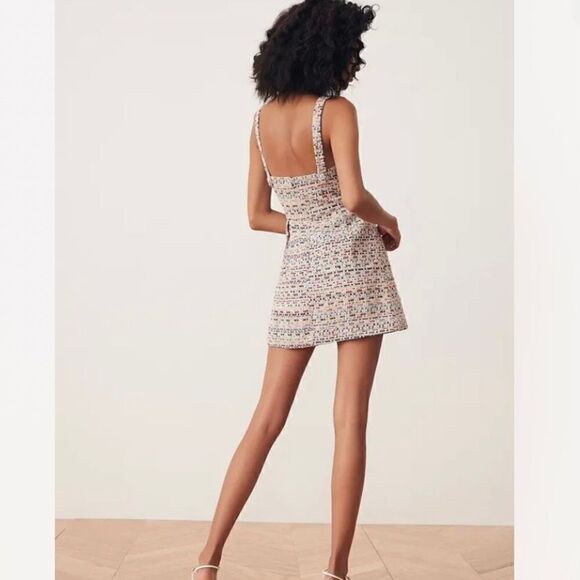 Song of Style Tweed Trina Mini Dress Size XS - Picture 3 of 12